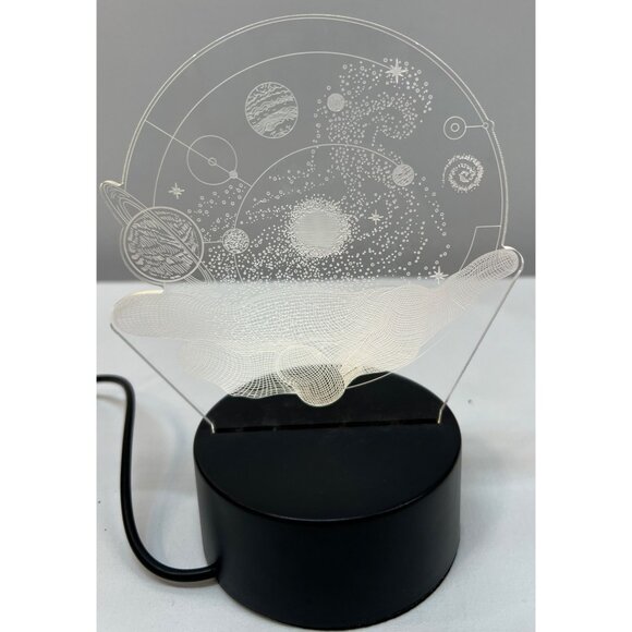 3D Galaxy Night Light Lamp With USB Power - Picture 3 of 7
